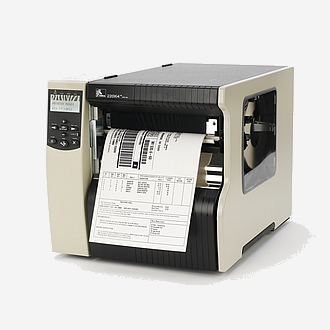 Imagen de una impresora industrial Zebra 220Xi4