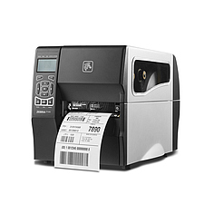 Imagen de una impresora industrial Zebra ZT230