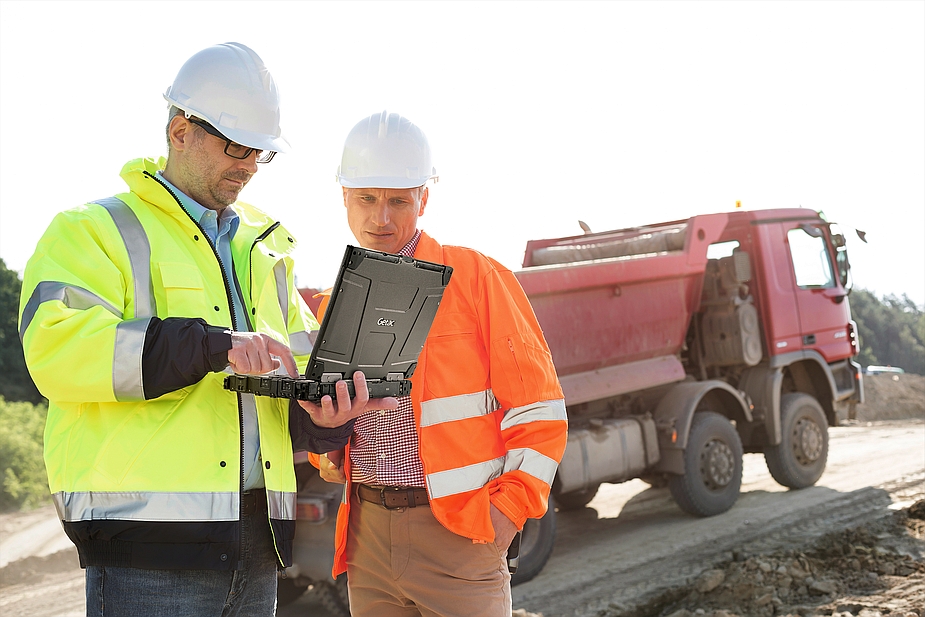 Getac B300 and Construction